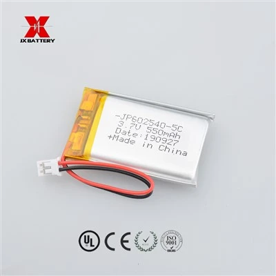 Proizvajalec baterij Lipo JP602540-5C 550mah z za digitalni izdelek