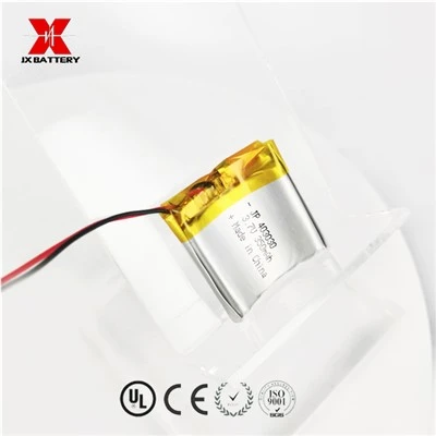Proizvajalec ukrivljene baterije Li Polymer Battery JP403030 350mah